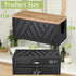 Commercial Paper Towel Dispenser Wall Mount, Paper Towel Holder Wall Mounted with Lid, Solid Wood C-Fold, Z-Fold