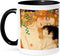 3dRose Mug, Mother and Child by Gustav Klimt, 11 oz, Black