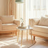 FORAOFUR Small Side Table, Modern Wood Mini Coffee Table, Easy Assembly Compact End Table for Living Room Bedroom Sofa