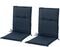 Helios&Hestia Indoor High Back Rocking Chair Cushions with Back Elastic and Ties,