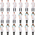 Syhood 18 Pack Bib Apron Bulk Unisex Plain Adjustable Apron with Pocket for