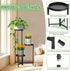 3 MOKANI Metal Plant Stand Indoor Outdoor for Multiple Plants, Tiered Folding Corner Shelf Tall Flower Pot Holder