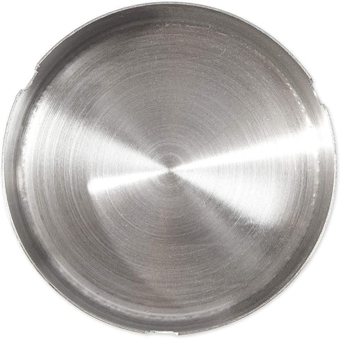 Juvale 5 Pack Stainless Steel Ashtrays - Round Patio Ashtray for Cigarettes, Indoor & Outdoor Use