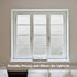 LEMON CLOUD Window Privacy Film - No-Adhesive Static Decorative Window Film, Frosted Stained Glass Vine Design