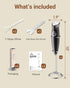 2 Milk Frother With Stand Handheld Frother Wand Drink Mixer Handheld Coffee Stirrers Electric Frother for Coffee Mixer