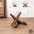 Plate Stand for Display, 4.5 Inch Wooden Holder for Pictures, Decorative Table Top Easels