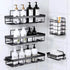 14-Pack FGSAEOR Shower Caddy Adhesive Single Hooks for Replacement, Shower Holder Organizer Self Adhesive Wall Hooks