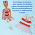 Merrimix - Ginger Inflatable Blow Up Doll with Nurse Costume, Gag Gifts for Men, Bachelor Party Favors and Decoration