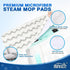 HOMEXCEL Steam Mop Replacement Pads for Shark Steam Mop S1000/S1000A/S1000C/S1000WM, 4 Pack Reusable Microfiber