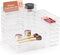 SMARTAKE 25-Piece Drawer Organizer with Non-Slip Silicone Pads for Makeup, Jewelry, and Utensils Storage