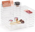 SMARTAKE 25-Piece Drawer Organizer with Non-Slip Silicone Pads for Makeup, Jewelry, and Utensils Storage