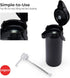 Copco Insulated Pump Pot with Handle, Large Capacity for Serving, 2 Quarts, Black