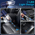 Handheld Car Vacuum Cleaner, 9000Pa High Power Wet and Dry Vacuum with LED Light and Multi-Nozzles for Home