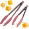 Starpack 'Get a Grip' Silicone Kitchen Tongs, 2 Pcs, BBQ Tongs for Grill, Heat Resistant to 600°F