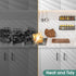 2 Pack 8 2 PACK) LUCYCAZ Wall Mounted Spice Rack with Hooks, Spice Organizer Shelf for Stove Cabinet Pantry Door,Screw