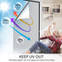 HIDBEA One Way Privacy Window Film, Daytime Privacy Sun Blocking, Anti UV Reflective Window Tint Film, Silver