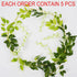 HANDIC Wisteria Garland 5pack - 33Ft Artificial Fake Wisteria Vine Hanging Flowers Fake Vines Plants