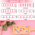 Mini Cookie Cutters Set of 6 - Goldfish, Dog Bone, Paw, Heart, Flower, Carrot for Mini Cookies & Pet Snacks