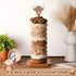 Leinuosen Countertop Brown Paper Towel Holder Cute Highland Cow Wooden Paper Towel Holder Brown Bathroom Accessories