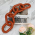 HMASYO Brown Wood Chain Link Decor, 5-Link Wooden Decorative Chain Home Decor