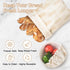 16.9"x12.6" 2 LAKE OF FIRE Reusable Bread Storage Bags for Homemade Bread with Reusable Bowl Covers,Large Sourdough