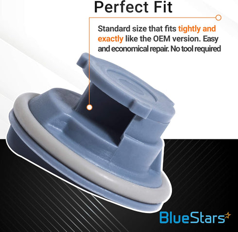 BlueStars 8558307 Dishwasher Dispenser Cap - Ultra Durable Rinse Aid Cap for Whirlpool Kenmore Dishwashers