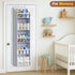 20 Closet KEETDY Pairs Over The Door Shoe Organizer for Large Clear Pockets Hanging Shoe Rack for Door Hanger Boot