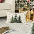 RABUSOFA Christmas Pillows Covers 12x20, Winter Tree Snowflake Decorations, Farmhouse Holiday Lumbar Cushion Covers