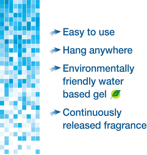 Closet Air Freshener, Fresh Linen, 4 Oz Hanger (Pack of 6), Continuously Releases Fragrance
