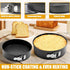 Springform Cake Pan Set of 3, Round Leakproof Nonstick Cheesecake Pans with Removable Bottom, Stainless Steel