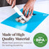 4 Piece Flexible Plastic Cutting Boards for Kitchen, BPA Free, Color Coded with Food Icons
