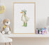 Generic 3Pcs Set 3 Baby Animal Nursery Wall Art Funny Green Rain Gear Duck Painting Picture Wall Decor This of Happy