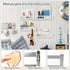 Set 4, Forbena Floating Nursery Book Shelves for Wall of White Wall Bookshelf for Kids Room, Small Wood Book Shelf