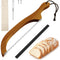 FTCIRA Bread Knife for Homemade Bread 16" Walnut Bow Bread Cutter with Ultra-Sharp