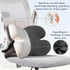 Lumbar Support Pillow for Office Chair, Memory Foam Back Cushion with 3D Mesh Cover for Lower Back Pain Relief