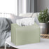 Haecsfl Towel(1-Green) Leather Cover for Disposable Paper Hand Towel Box, Compatible with Kleenex Paper Hand