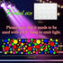 Haull 1 Pcs 118 x 39 Inches Neon Light up Dance Floor, Glow in The Dark Runner Rug for 80s 90s Party