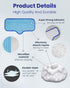 6+6 Steam Cleaner Accessories Compatible with Dupray Steam Cleaner, Triangle Microfiber Bonnet for Neat Steam Cleaner