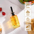 7OZ, Baalaka Glass Oil Bottles Olive Oil Dispenser Bottle for Kitchen with Metal Spout, Elegant Glass Cooking Dispenser