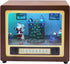 MOMENTS IN TIME 5.5 8 Retro Radio with Santas Home Scene LED Lighted Musical Christmas Dcor, Animated Moving Tree