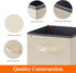 Lifewit 12 Packs 11 Inch Cube Storage Bins, Foldable Decorative Fabric Storage Baskets for Organizing Home, Beige