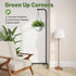 Zononoca Hanging Plant Stand Indoor, Corner Plant Stands for Indoor Plants, Black Metal Hanging Plant Holder