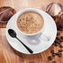 DaKuan 16 Pieces Mini Coffee Spoons (4 inch) & Stainless Steel Forks (4.8 inch) for Dessert, Tea, Appetizer