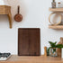 Heimlove (12"x8") Walnut Wood Cutting Board for Kitchen, Reversible Wooden Chopping Board with Deep Juice Grooves