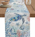 Lsrtoss Coastal Sea Turtle Table Runner 48 Inches Long Farmhouse Dress Scarves, Nautical
