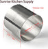 Sunrise Kitchen Supply Plating Forms, Stainless Steel Ring Mold Sets, 3" X 2.75" (2)