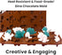 Candy Chocolate Silicone Mold Baking Tray, Dinosaur Dino Animal-Themed Non-Stick for Homemade Treats