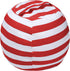Miaowater Stuffed Animal Storage Bean Bag Chair Cover, Cotton Canvas Beanbag with