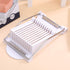 NVTED Luncheon Meat Slicer, Boiled Egg, Fruit, Soft Cheese Cutter, Stainless Steel Wires, Cuts 10 Slices, White