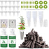 167 Pcs Hydroponic Seed Pods Kit Supplies for Aerogarden Pods,60 Grow Sponges,15